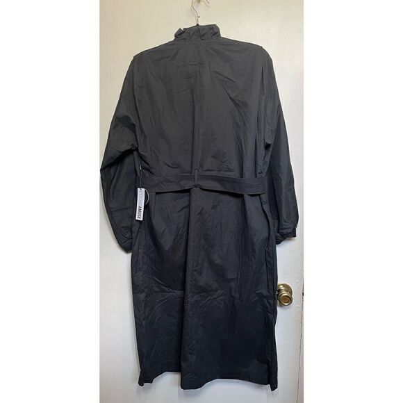 Amuse Society X Revolve Ginger Woven Trench Jacket Black Belted size M NWT - Picture 12 of 16
